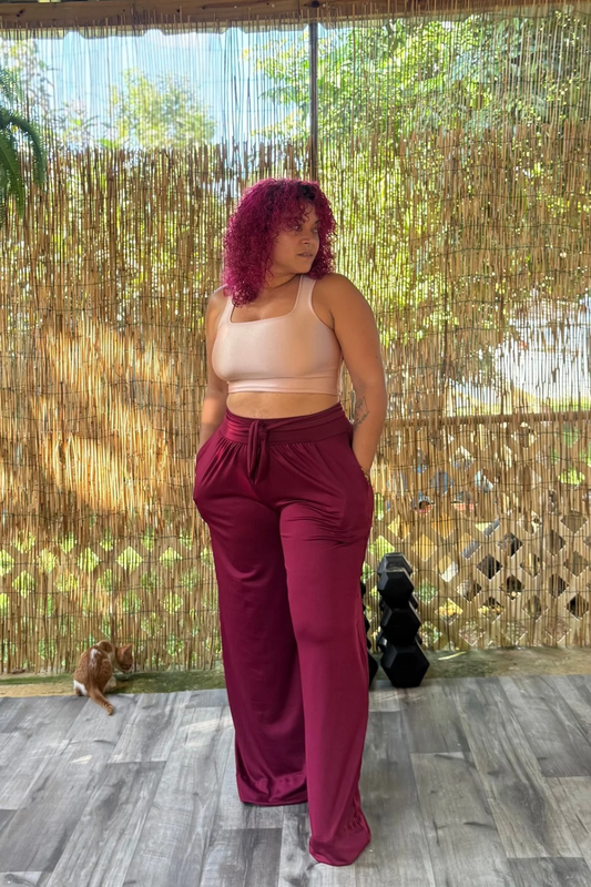 🍷 PANTALÓN GLOW LOUNGE – PRE-ORDEN