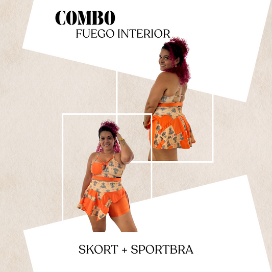 🍊 Combo Fuego Interior (Naranja)