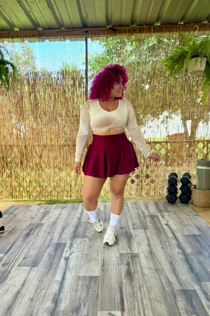 Skort Glow – Diseño Exclusivo con Bolsillos y Faja Doble PRE ORDEN