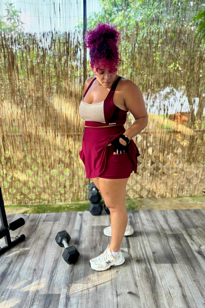 Skort Glow – Diseño Exclusivo con Bolsillos y Faja Doble PRE ORDEN